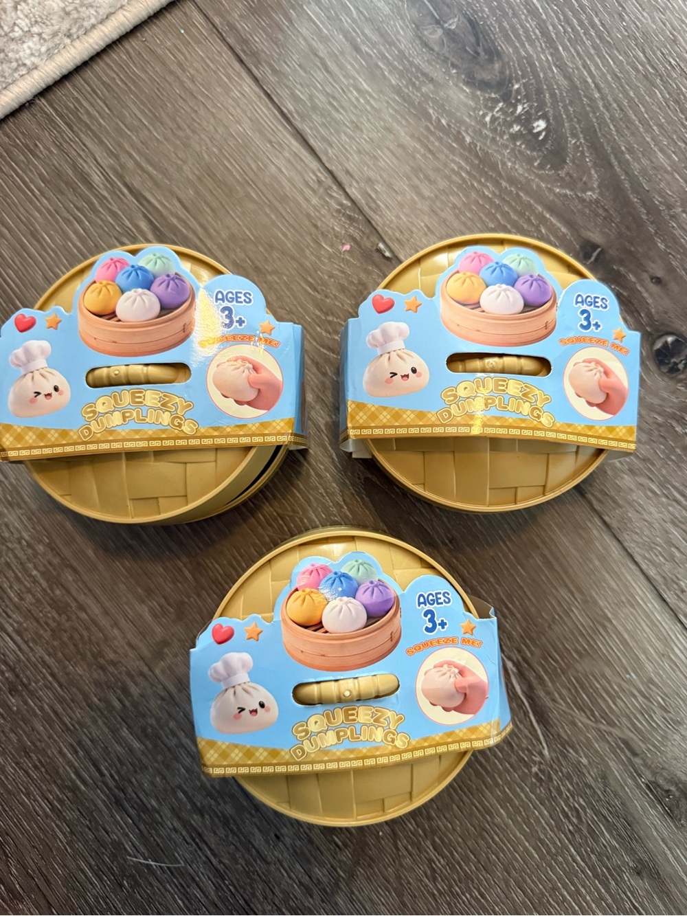 glitter squishy, dumpling, steamed glitter squishy dumpling